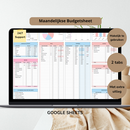 ⭐ de Ultime spreadsheet ⭐ 17 VERSCHILLENDE FUNCTIES